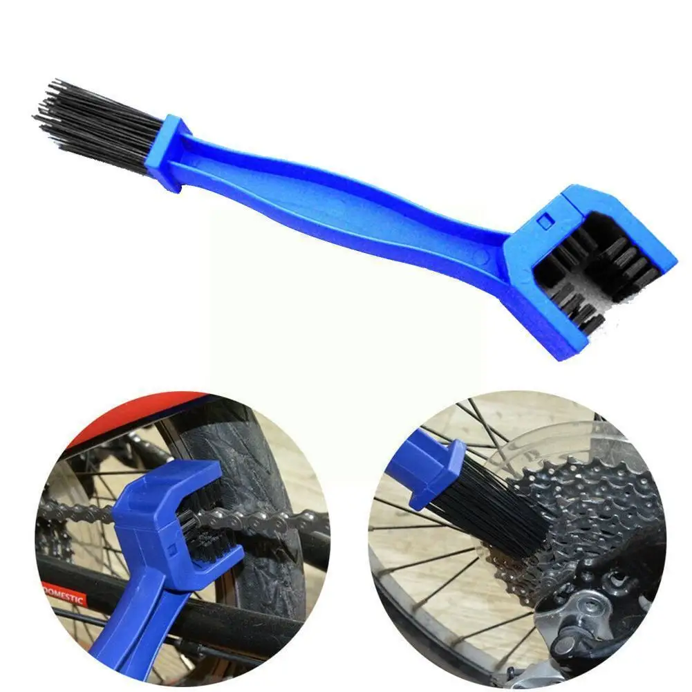 

Motorcycle Chain Brush Cleaner Gear Grunge Brush Plastic Tool Moto Bike Chain Bicycle Cleaner Blue/red Cycling Clean Outdoo I6n8