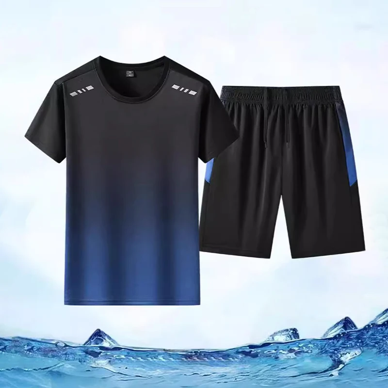 Одежда для спортзала мужчин/женщин рубашки тренировок комплекты одежды бега
