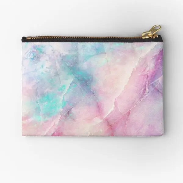

Iridescent Marble Zipper Pouches Pocket Pure Coin Panties Cosmetic Key Women Money Small Storage Packaging Men Socks Wallet
