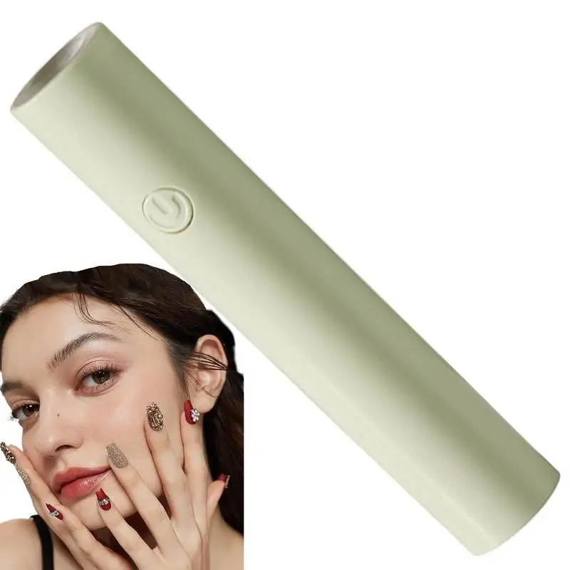 

Portable Mini Nail Dryer Lamp UV LED Nail Light For Curing All Nail Gel USB Rechargeable Nail Art Tool Home Travel Use