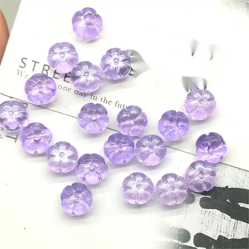 50 шт. 8*10 мм Чешская глазурованная плоская Тыква сделай сам стиль старого стиля