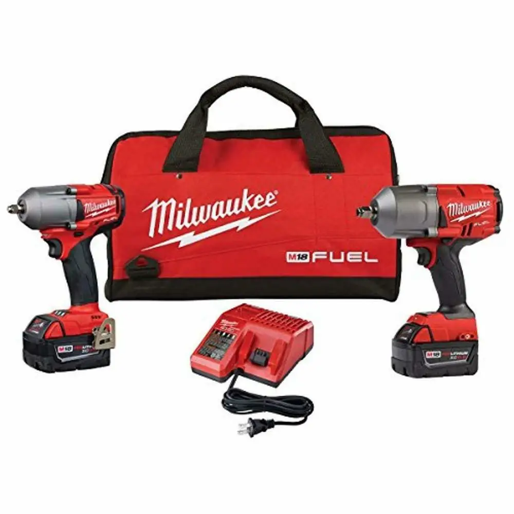 

2 PC M18 FUEL Auto Kit - 1 2 Impact Wrench and 3 8 Impact