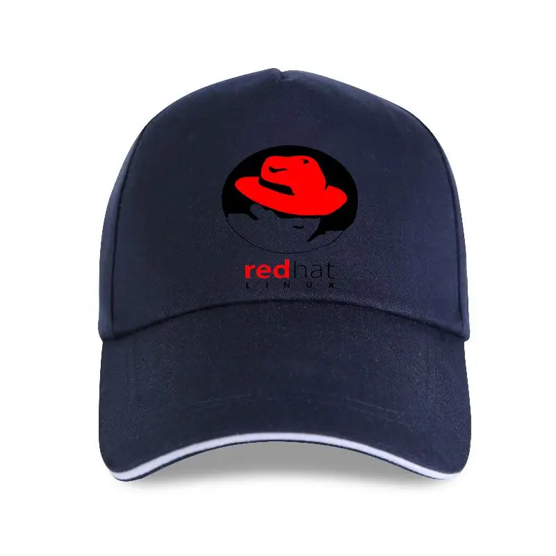 

New Linux RedHat Enterprise OS Size S-3XL White Men's Cotton 2021 Unisex Funny Tops Baseball cap Print