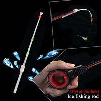 fish king ice fishing rod top plastic 5pcslot 10cm12cm14cm16cm18cm winter portable outdoor fishing for fishing tackle