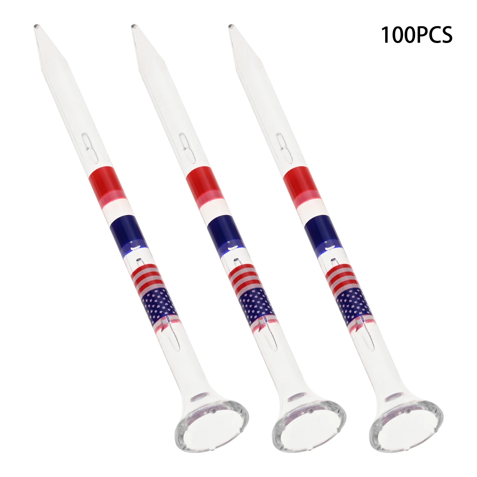 100 шт. 83 мм небьющиеся футболки для гольфа уменьшающие трение креативные