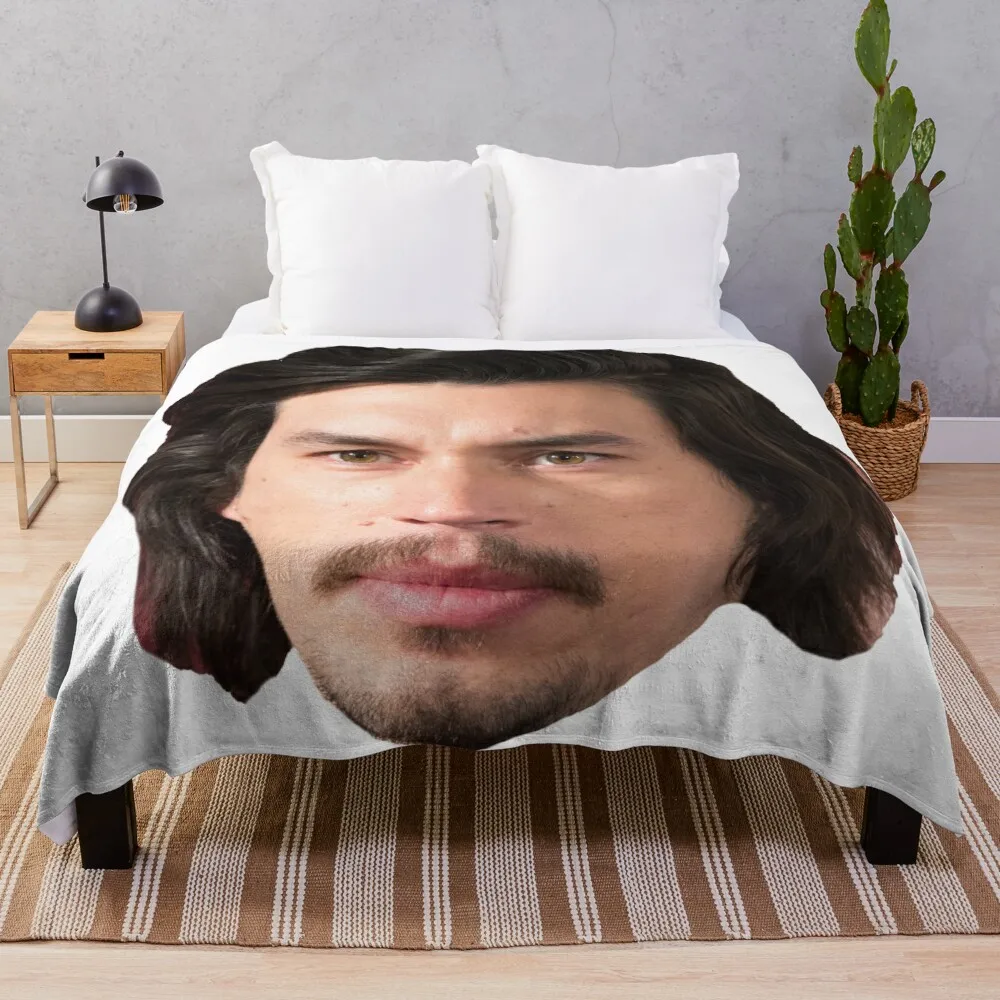 

Adam Driver Throw Blanket Jacquard Blankets Ands
