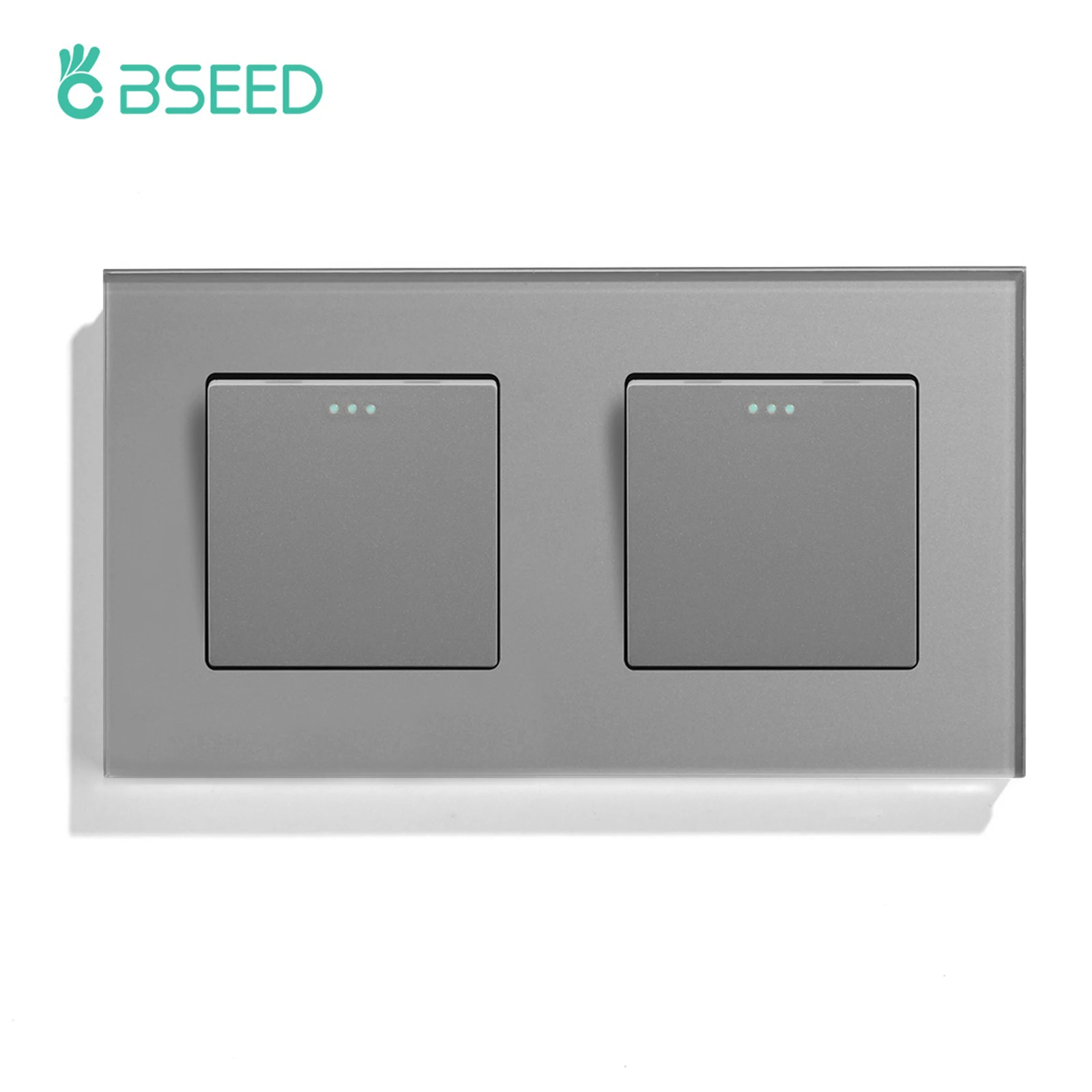 

Двойные настенные выключатели BSEED 1/2/3 клавиши