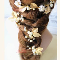 bridal pearl hairpins wedding diy hair accessories clip hair pins for women pearl jewelry twist clip hairstyle braiding