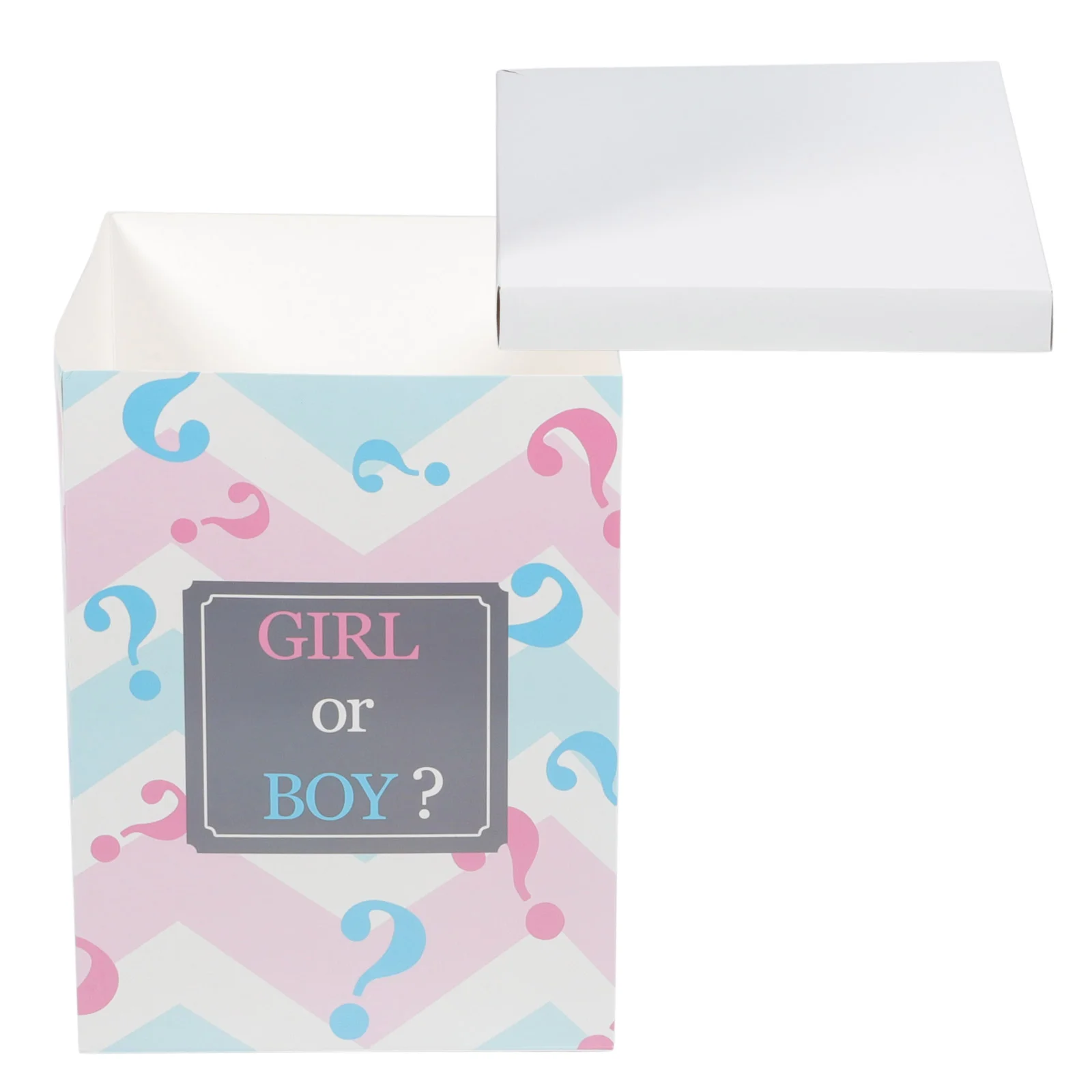 

Box Baby Shower Blocks Birthday Decorations Gender Reveal Cake Decorating Balloon Girl Carton