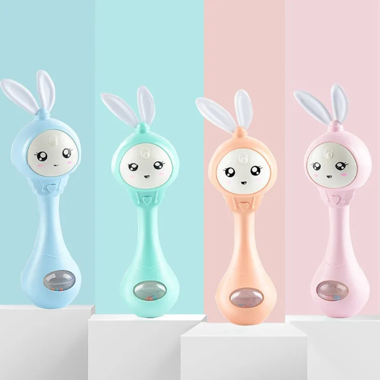 Музыка И Мигающие Детские Погремушки Smart Bunny — Интеллектуальные Игрушки Для