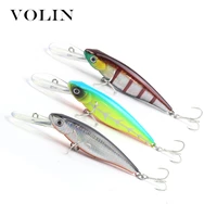 volin new fishing wobbler 75mm 10 5g magenetic minnow lure artificial wobblers bait hard bait with ball fishing lure