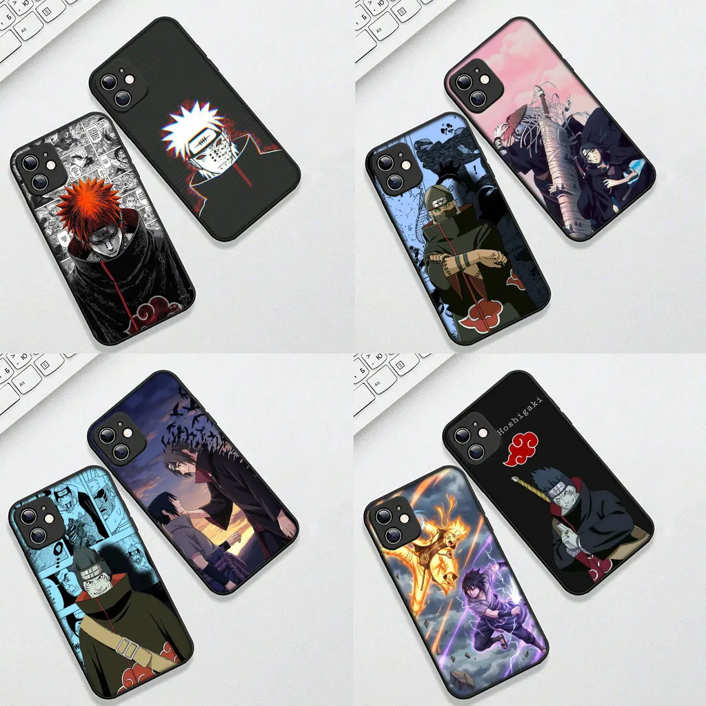 Фото Чехол для Xiaomi Redmi Note 13 A3 A4 14 Pro Plus 9T 14C 13C 9C NFC + Pro+ 5G 4G, чехол для телефона с изображением Саске, Пейна, Итачи, Наруто, Кисаме №2