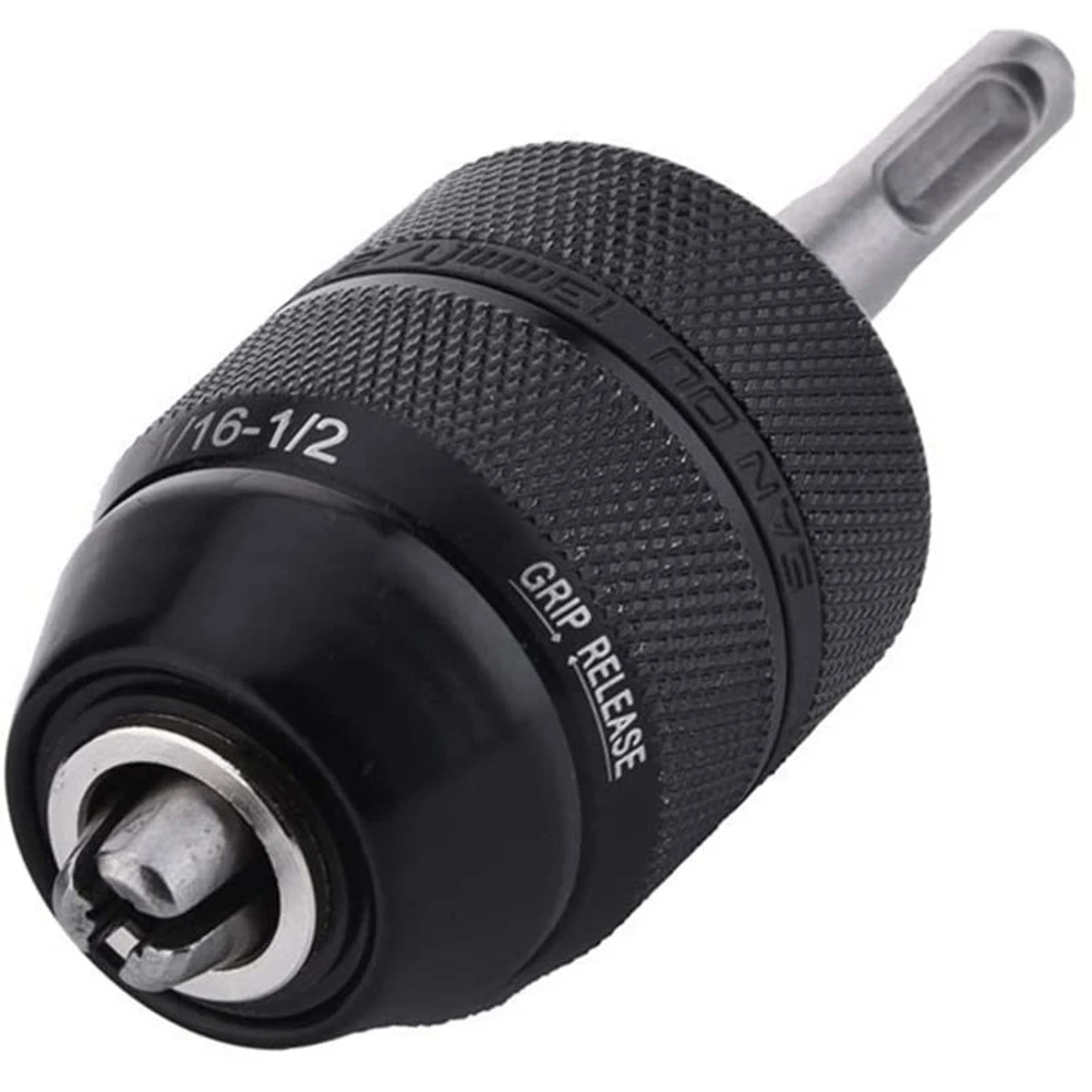 

2-13MM Keyless Drill Chuck with SDS Plus Shank Adaptor,1/2-20UNF Impact Drilling Chuck Change Adapter Converter Tool