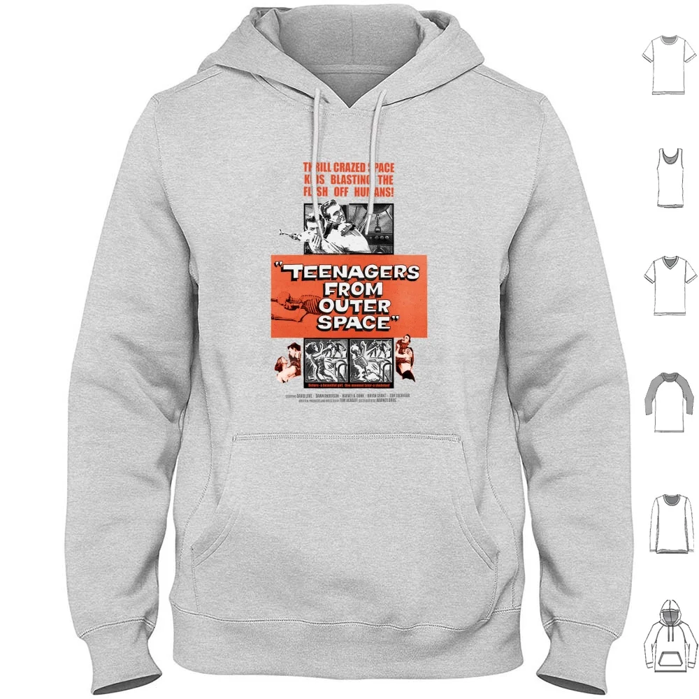 Толстовки с длинным рукавом для подростков из космоса Mst3k загадочный научный
