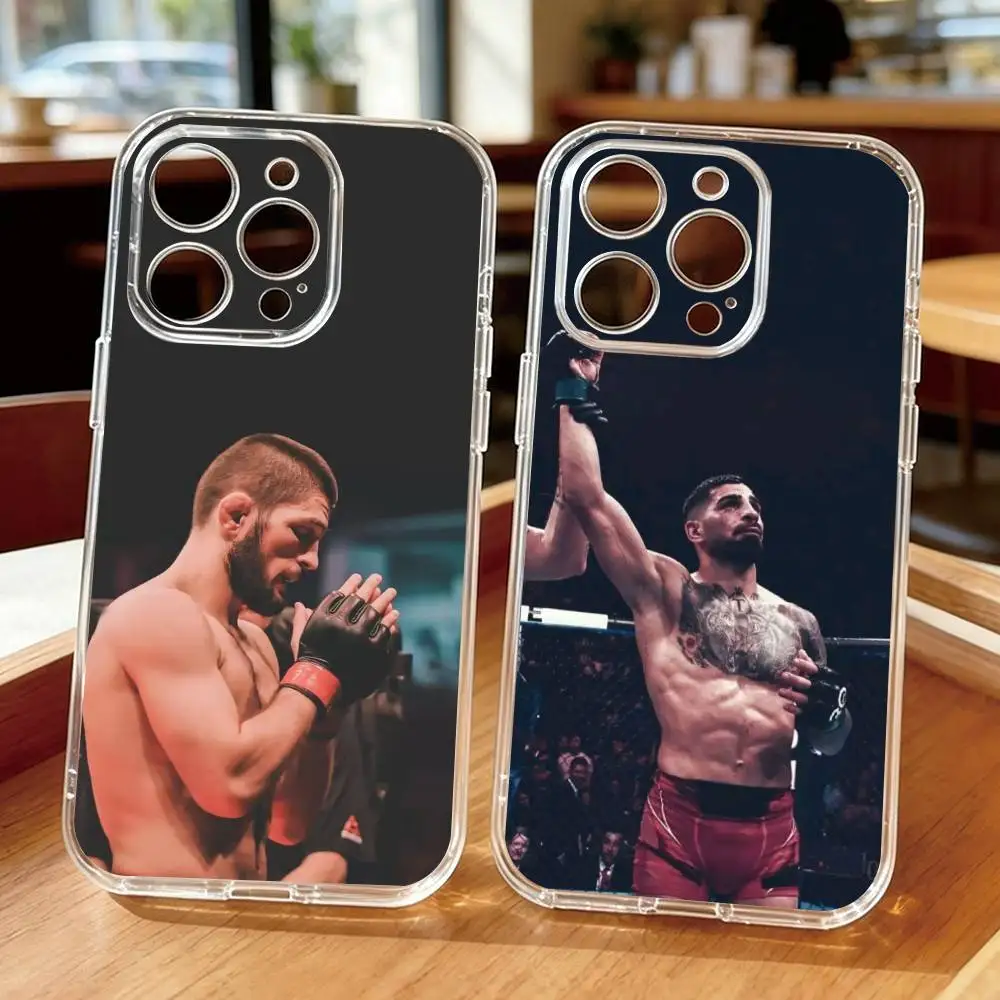 Фото Чехол для телефона Boxings I-Ilia T-Topuria, прозрачный силиконовый мягкий, для iPhone 17 16 15 14 13 12 11 Mini Pro Max Plus