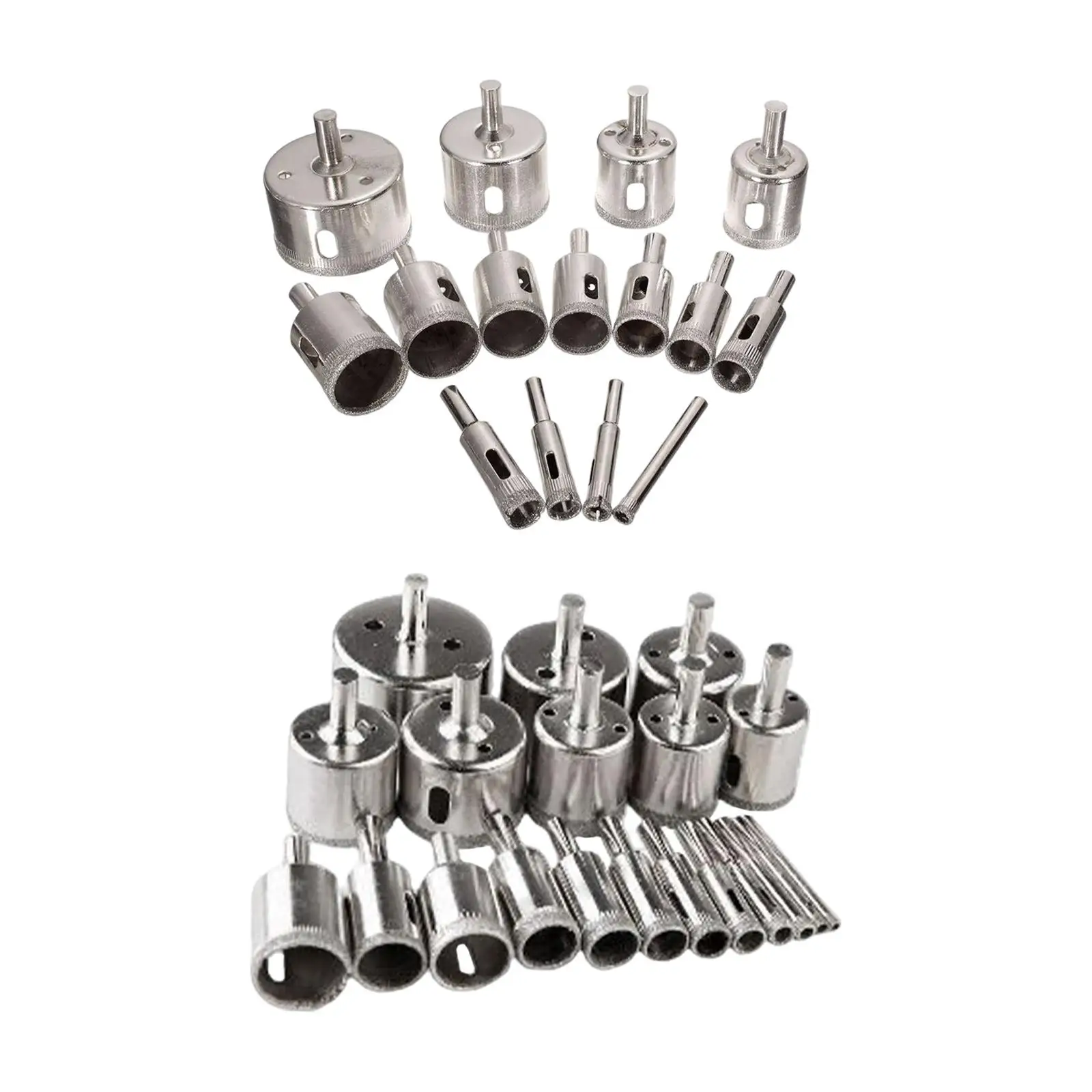 

Coated Diamond Hole Cutter Drill Bit for Tile Glass Marble Ceramic Smooth Cut Hollow Core Drill for Fish Tank Bathroom