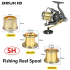 Металлическая катушка DEUKIO SH80001000012000, катушка для спиннинга, катушка для рыболовной снасти, Аксессуары для рыбалки