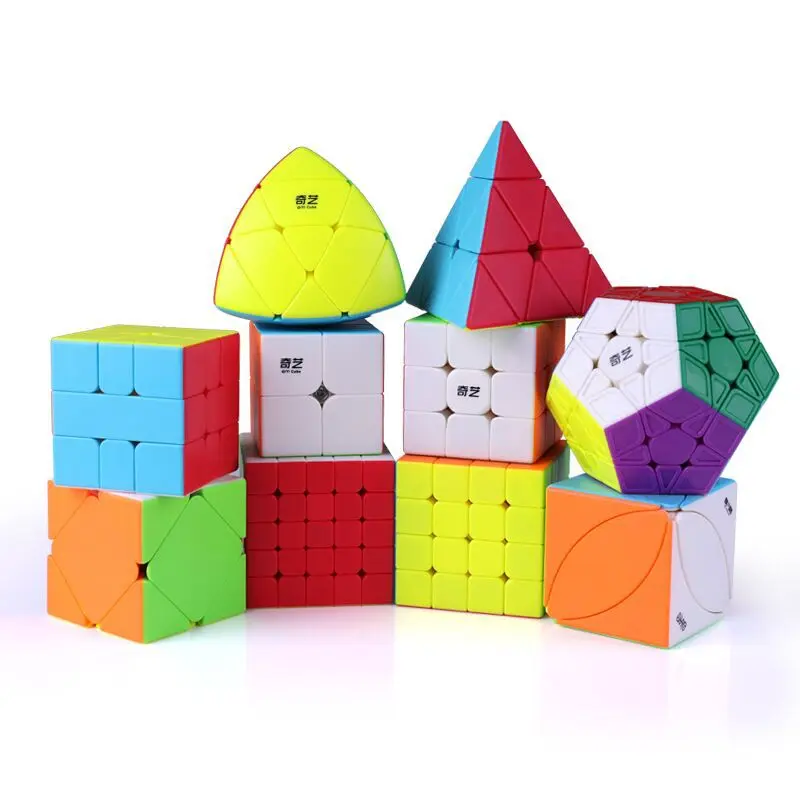 

Qiyi 2345-order Magic Cubes Warrior Maple Leaf Pyramid Oblique Turn Zongzi Mirror Hot Sale Rubix Cube Stress Reliever Toys