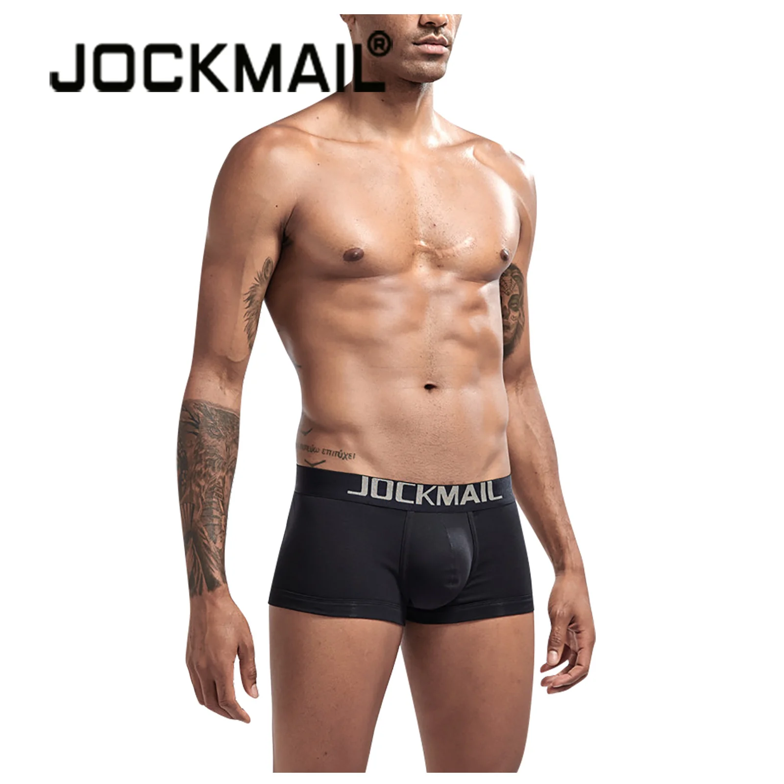 

JOCKMAIL Men cotton Underwear antibacterial Underpants breathable Panties low Waist Shorts stretch Man sexy Briefs bragas sexys