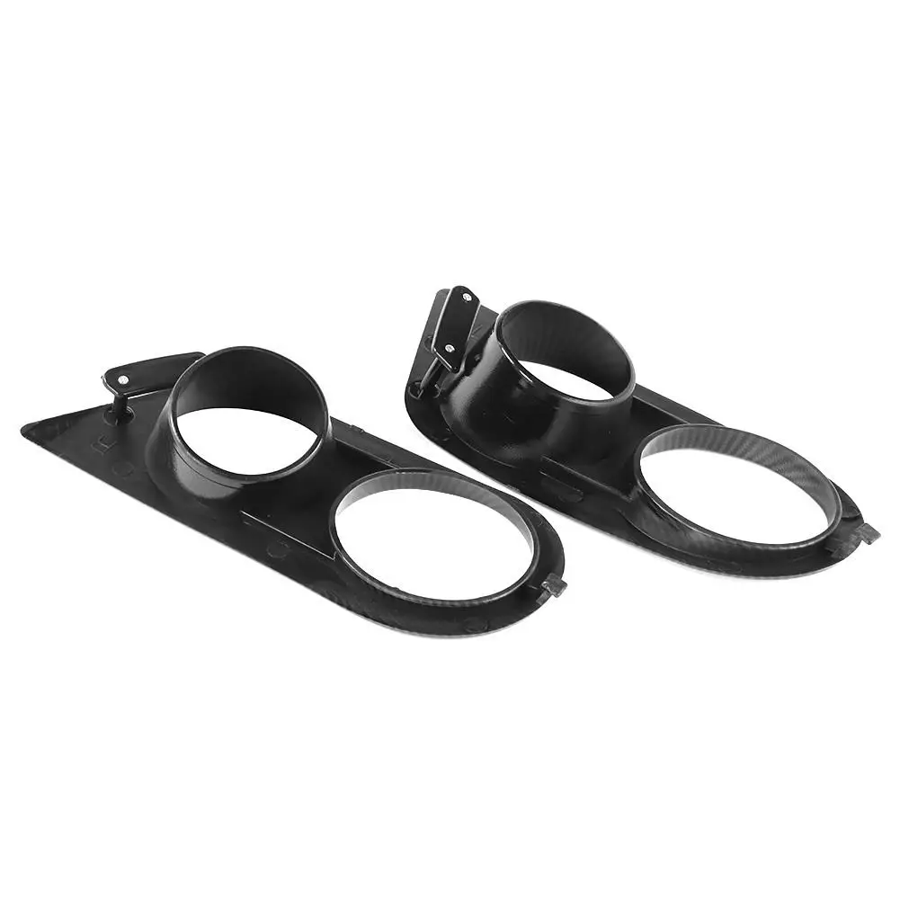 2 шт. автомобильные противотуманные фары чехлы для BMW E46 M3 2001-2006 карбоновая крышка