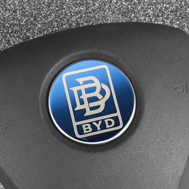 Для BYD Song Plus Dmi Qing Han Tang наклейка на руль автомобиля из нержавеющей стали