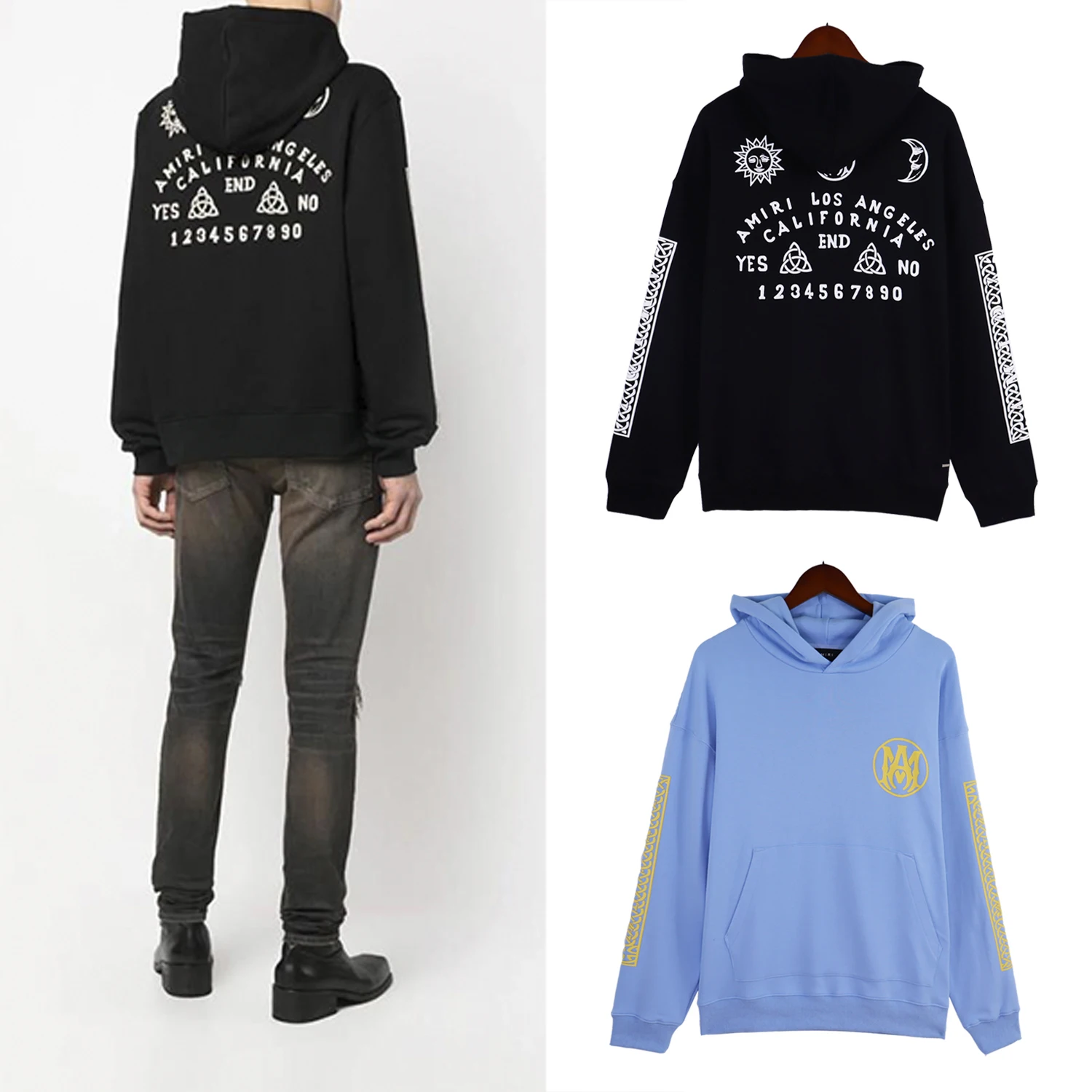 

2023 Autumn Winter New High Street Fashion Letter printing Couple Casual High Quality Cotton Top Hoodies