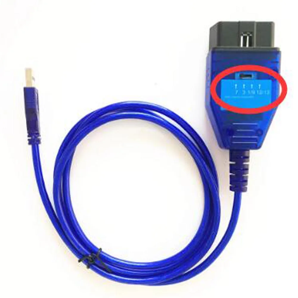 Сканер для автомобильного двигателя с чипом FT232RL ECU VAG 409 и Fiat KKL интерфейс USB