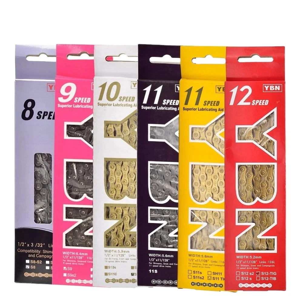 Велосипедная цепь MTB цепи для горного и шоссейного велосипеда 11-скоростная полая