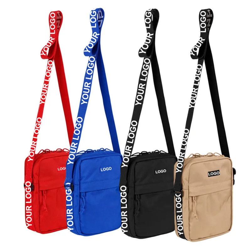 

Low MOQ High Quality Custom Sport Fashion Style mini shoulder Crossbody bags for Men custom messenger Bag