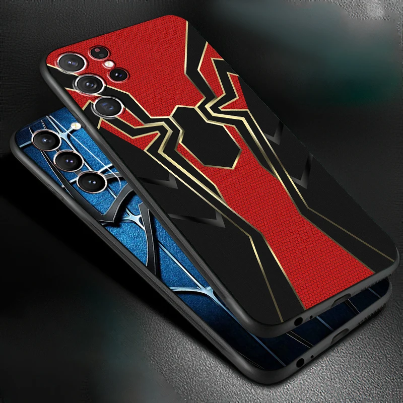 

Marvel Spiderman Logo For Samsung Galaxy S22 S21 S20 Plus Ultra FE 5G Case For Samsung S10 S10E Plus 5G Phone Case Carcasa