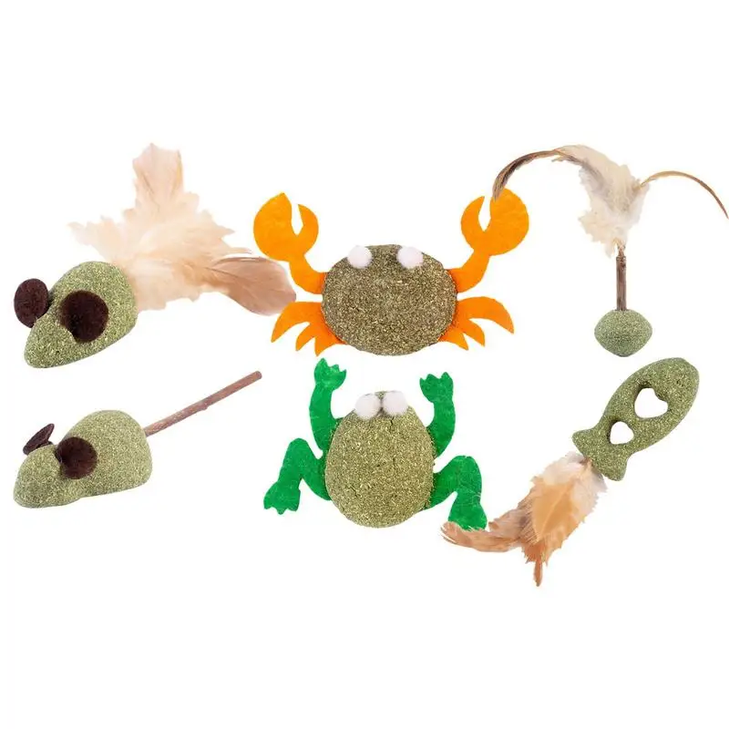 

Catnip Toys Promote Digestion Cat Mint Scratchers Treats Healthy Natural Interactive Cat Toys With Catnip Balls Cat Grass Snack