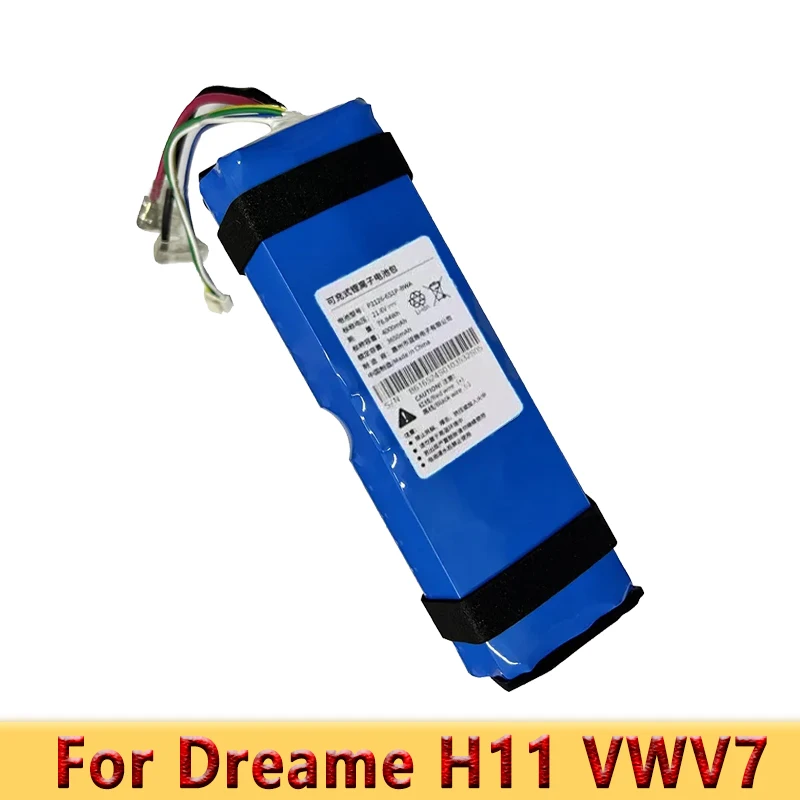 

Оригинальный скребок для пола 4000 мАч для Dreame H11/H12 MAX H10 M13 H12S VWV8 HHR24A, перезаряжаемые батареи