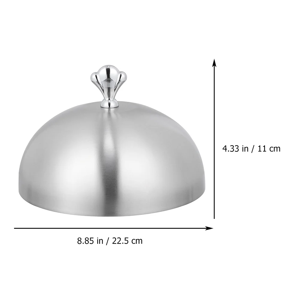 

1Pc Stainless Steel Steak Cover Food Protective Cover Kitchen Dishes Protector