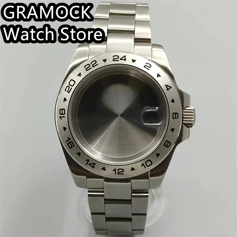 Корпус часов GRAMOCK Explorer 2 нержавеющая сталь диаметр 40 мм/43 мм сапфировое стекло