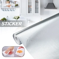 waterproof oil proof aluminum foil wall sticker self adhesive wall sticker high temperature resistant effective 66cy