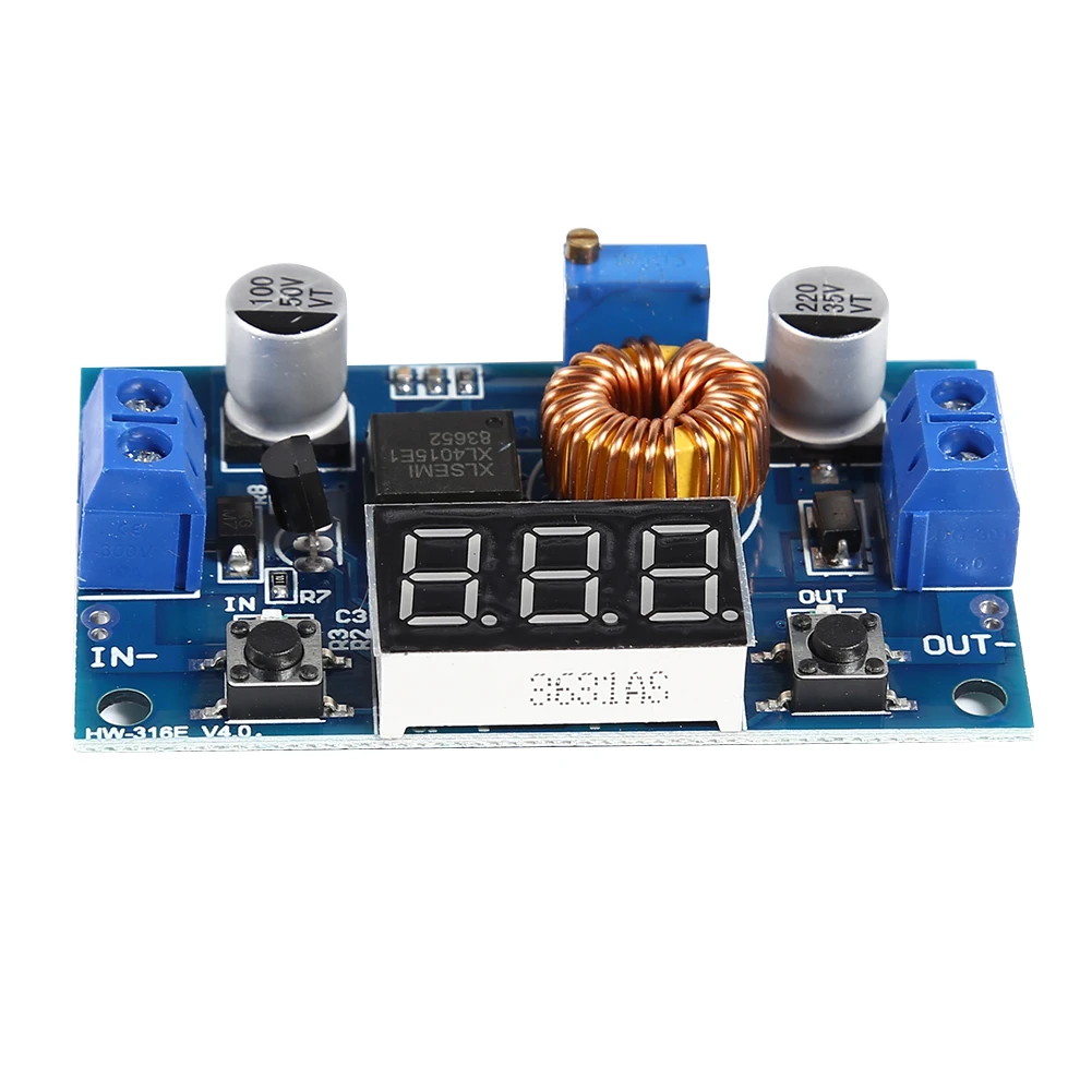 

Electronic 5A 75W DC-DC Converter Adjustable Overheat and Short Circuit Protection Functions Step-Down Module Voltage Regulator