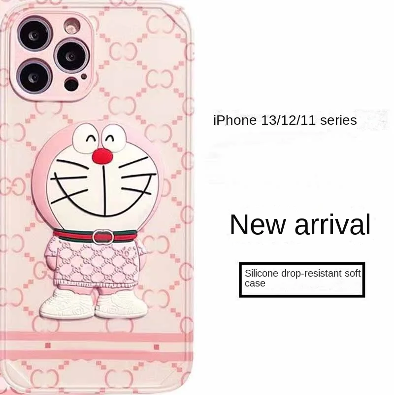 

Bandai Disney New Trendy Brand Phone Case 3D Cartoon Luxury Cover for Iphone 13 12 11 Pro max Kawaii XS MAX X XR Soft Case