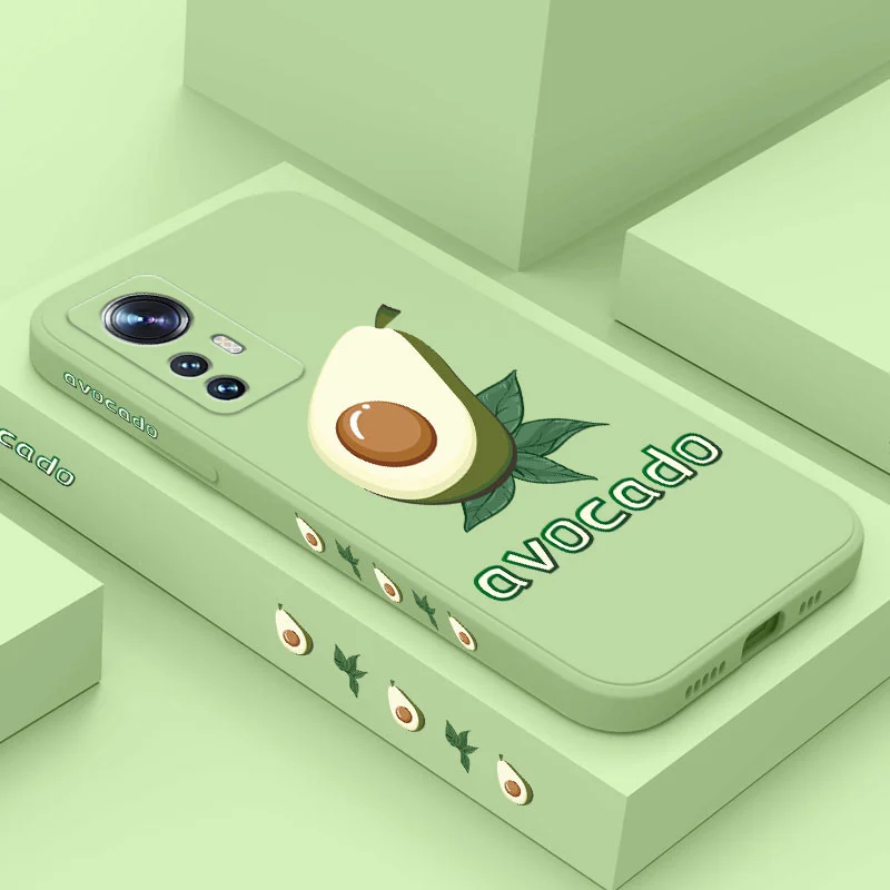 

Delicious Avocado Phone Case For Xiaomi Mi 12 11 Ultra lite 10 10S 9 11T 10T 9T Pro Lite Poco M4 X4 F3 X3 M3 Pro 5G Cover