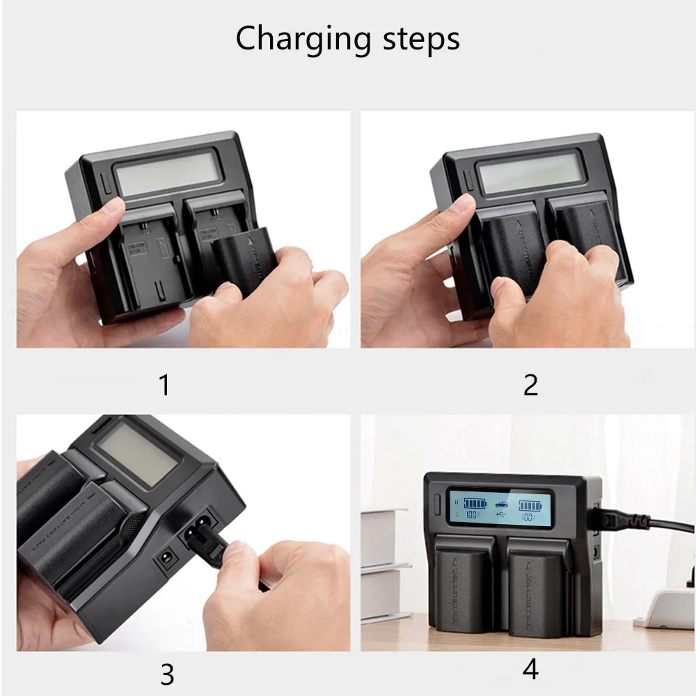 Зарядное устройство для Canon EOS 5DS R 5D Mark II III 6D 7D 70D 80D 60D |