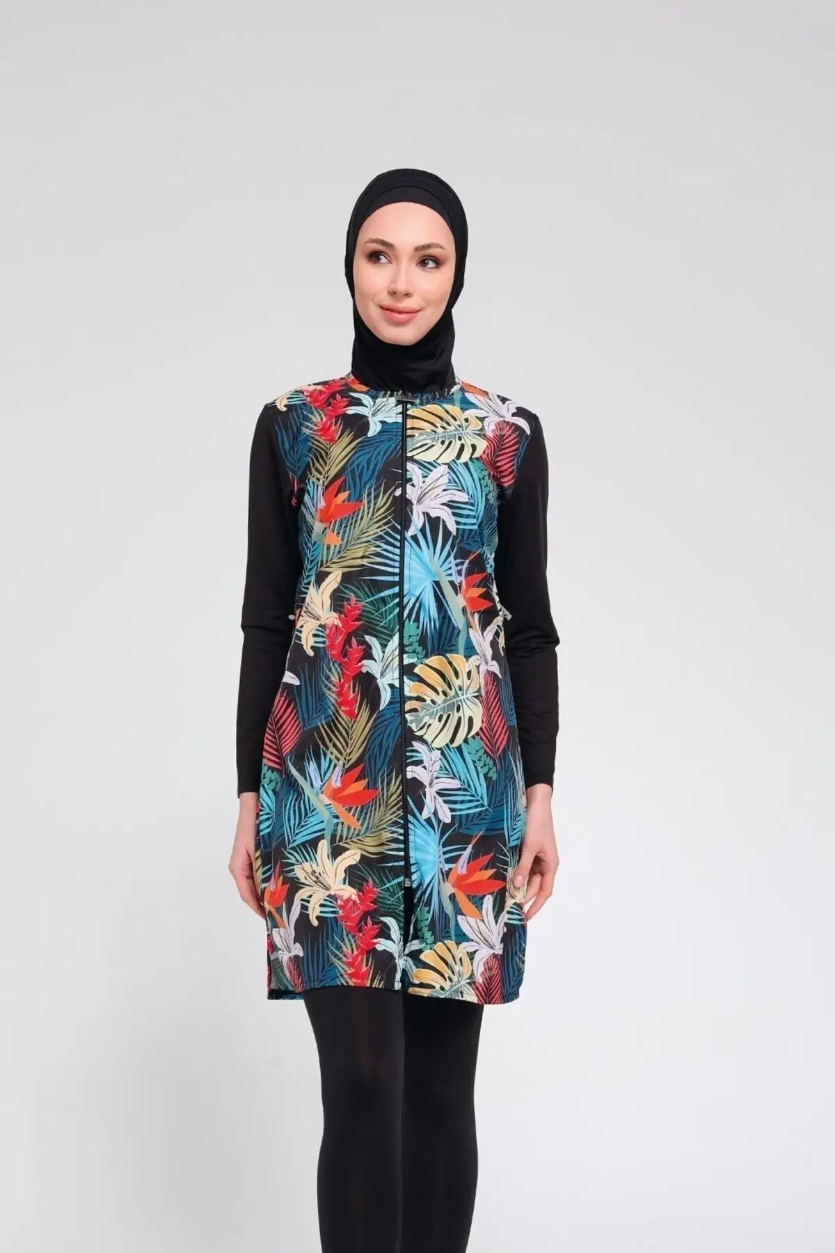 

New Burkinis Muslim Swimwear Modest Summer Clothing Long Sleeve Swimming Hijab Sport Islamic Swimsuit Bathing Suit Suit