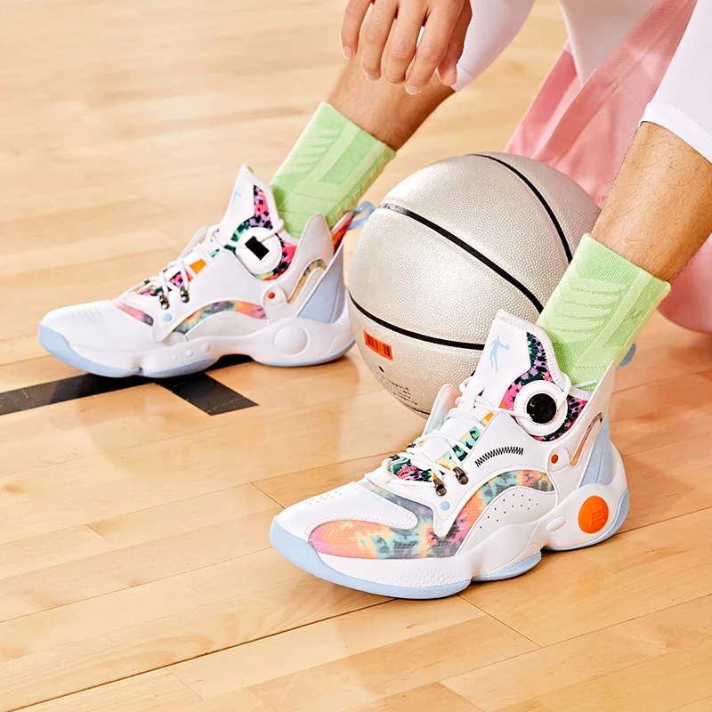 QIAODAN Basketball Shoes for Men 2023 Street Basketball Culture Sports Shoes High Quality Competition Male Sneakers XM15212002T