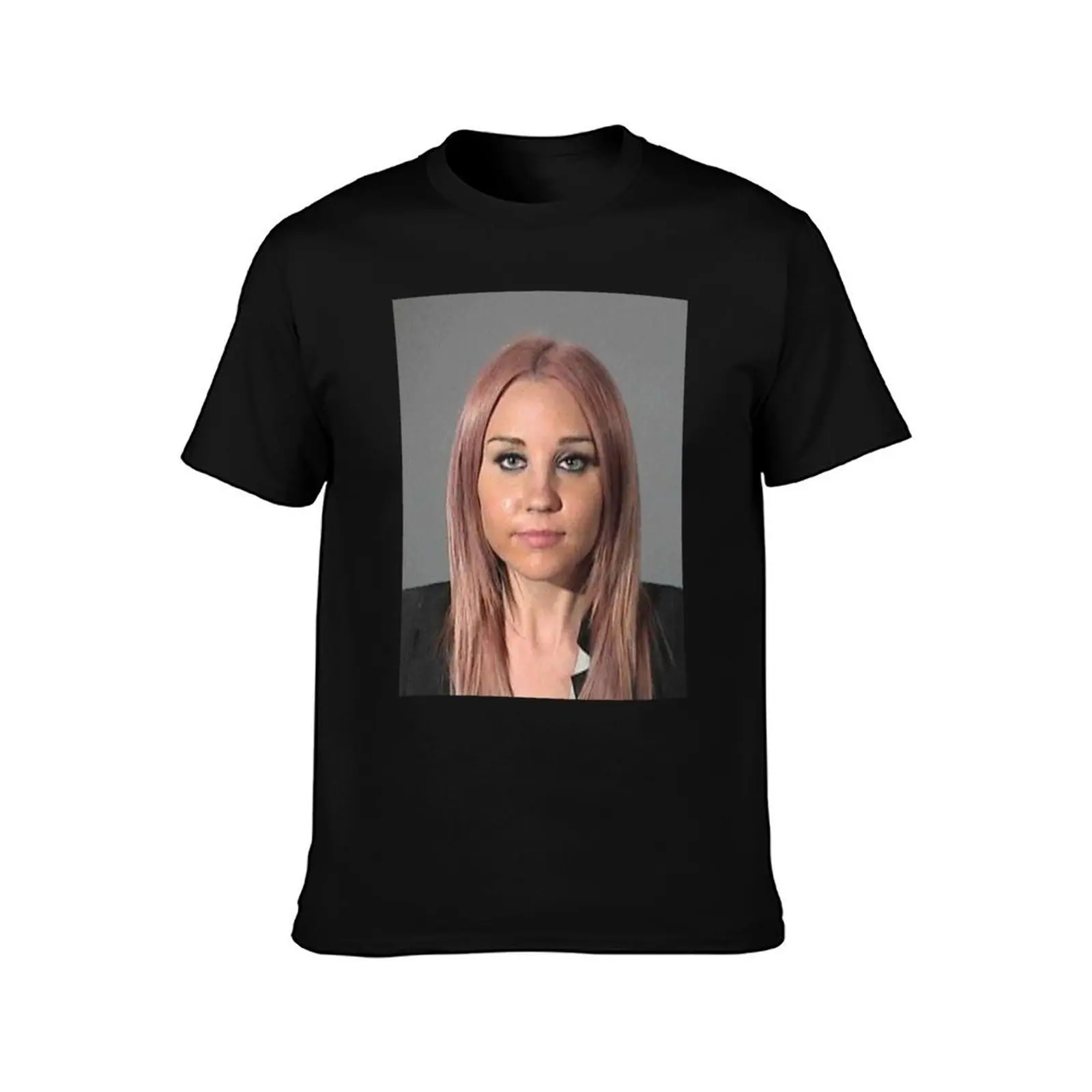 Фото Футболка Amanda Bynes Mugshot, мужская дизайнерская футболка, мужские футболки для мужчин, мужские футболки высокого качества, футболка люксового бренда №2