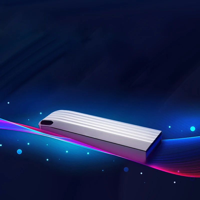 

USB Flash Drive Zinc Alloy Metal High Speed USB 2.0 Pendrive 128GB 64GB Super Tiny Pen Drive Memory Stick
