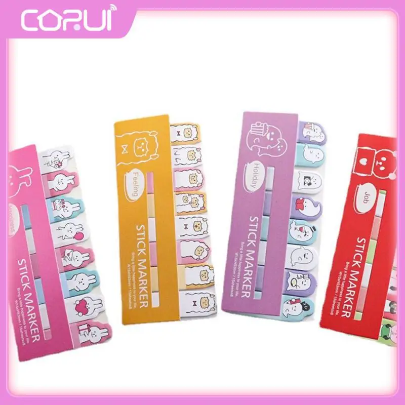 

Bookmark Easy To Tear Off Creative Cartoon Note Book Flag Waterproof And Durable Repeatable Adhesive Label Note Strong Viscosity