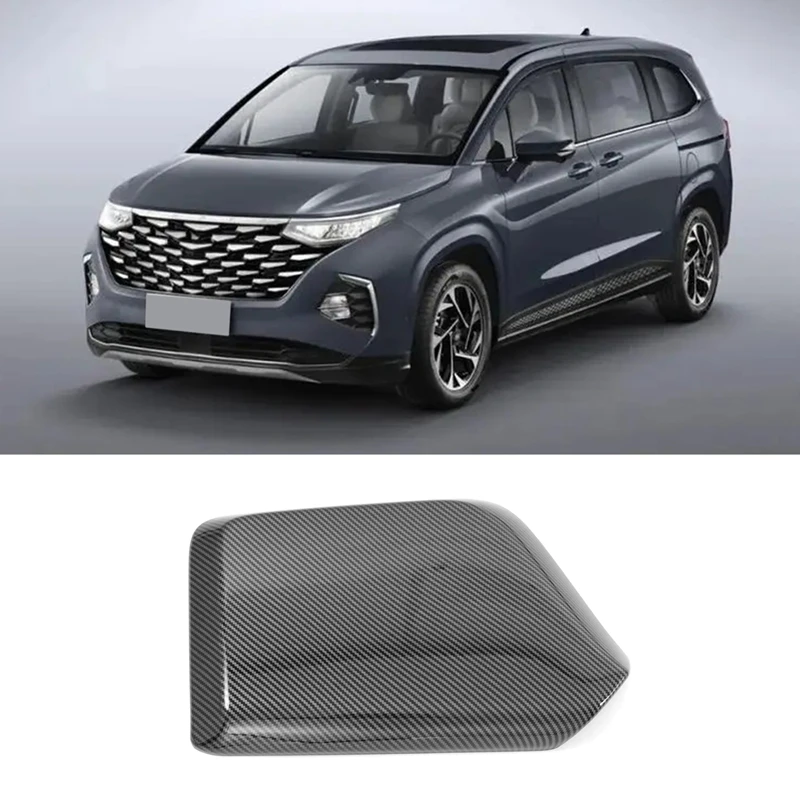 

Car Carbon Fiber ABS Car Console Armrest Box Armrests Panel Cover Trim For Hyundai Custo 2022 LHD