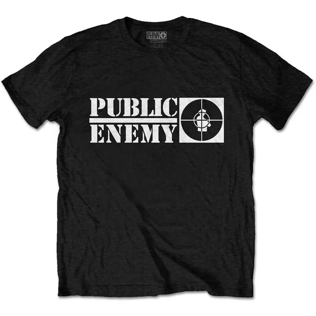 

Public Enemy Crosshairs Logo Black T-Shirt