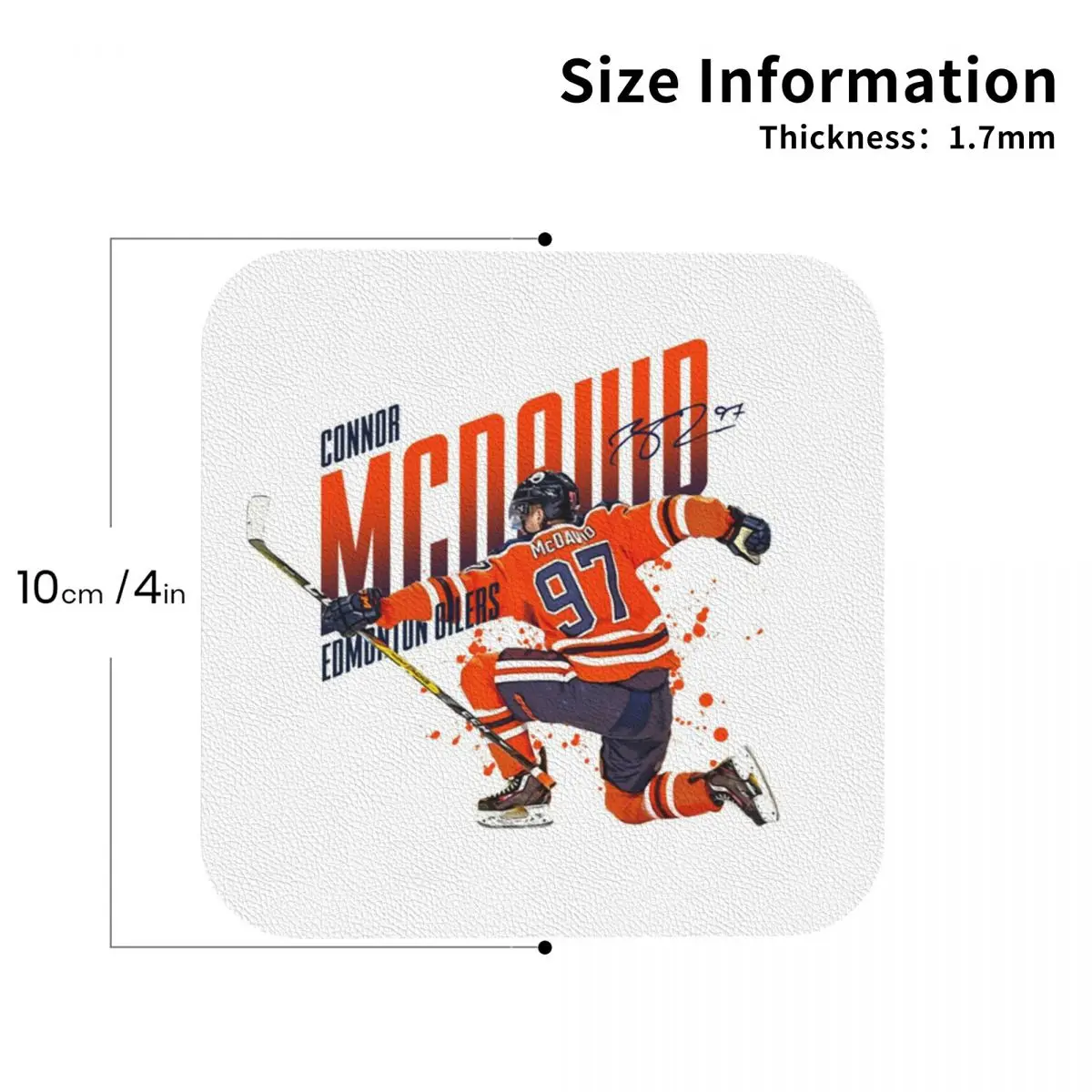 Connor McDavid 97 для Edmonton Oilers вентиляторы подставки кухонные салфетки изоляционные