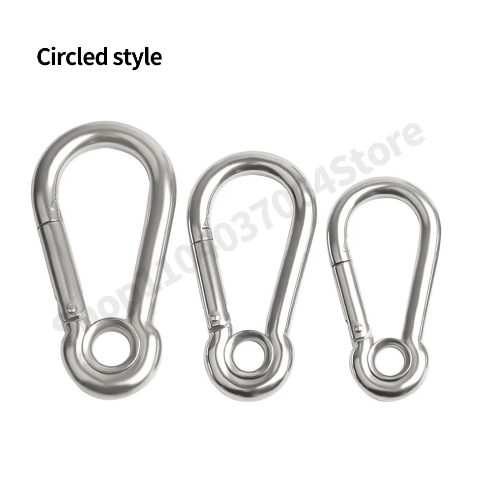 Многофункциональный карабин быстродействующее стопорное кольцо пружинный из