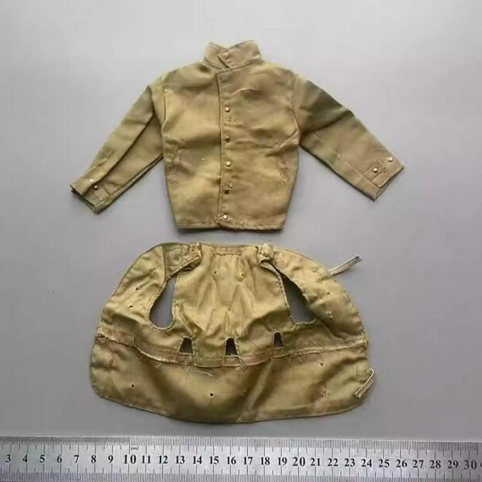 2x1/6 мужская фигурка куртка и жилет миниатюрная одежда кукольная ручной работы