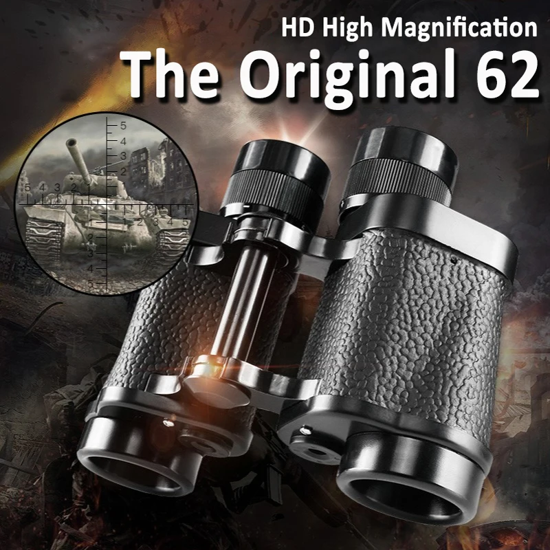 Powerful Binoculars 8X30 Military Telescope 62 Type BAK4 Waterproof Anti-fog HD Full Metal Professional Spyglass For Hunting
